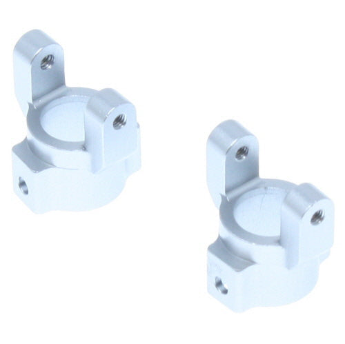 Aluminum Front/Rear Steering Arm Mount (1pr) (Silver)