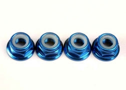 4147X Nuts 5mm Flanges Alum Blue TMx 2.5 (4)