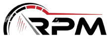 RPM Creative logo with a tire graphic on a white background