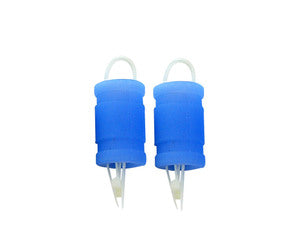 21 SILICONE EXHAUST COUPLER LT BLUE (2