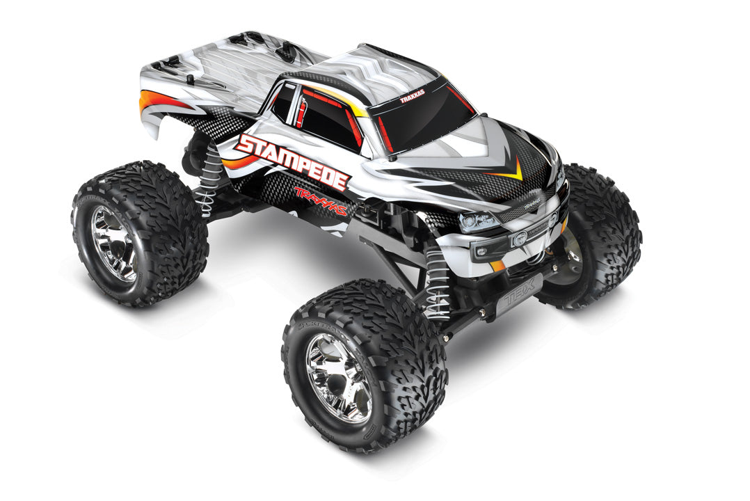 Stampede Monster Truck RTR w/ID, w/2.4Ghz Silver
