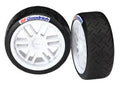TRA7372R Tires/Wheels Assembled/Glued Soft Rally (2)  LAST ONE