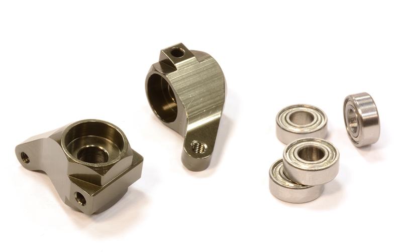 Billet Machined T3 Steering Knuckle (2) for Rustler 2WD/Stampede 2WD/Slash 2WD T8650GREY