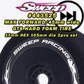 Sweep MAX FORWARD X-HARD FOAM TIRES for GT8 17mm HEX 2pcs set