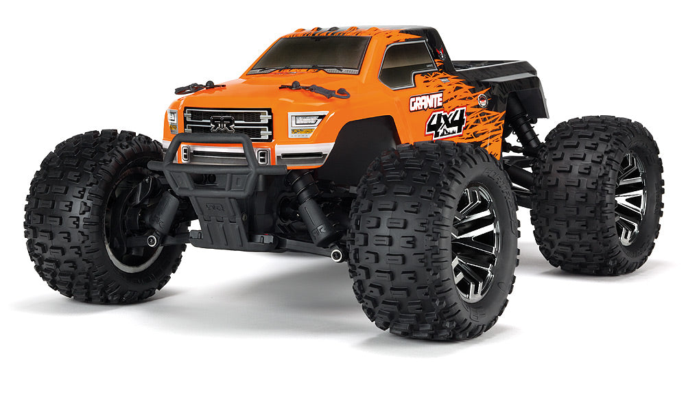 AR102666 1/10 Granite 4x4 BLX Mnstr RTR Orng/Blk