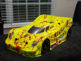 DELTA PLASTIK 7505 - DOME GT2 1/8 SCALE GT2 360MM RC CAR BODY