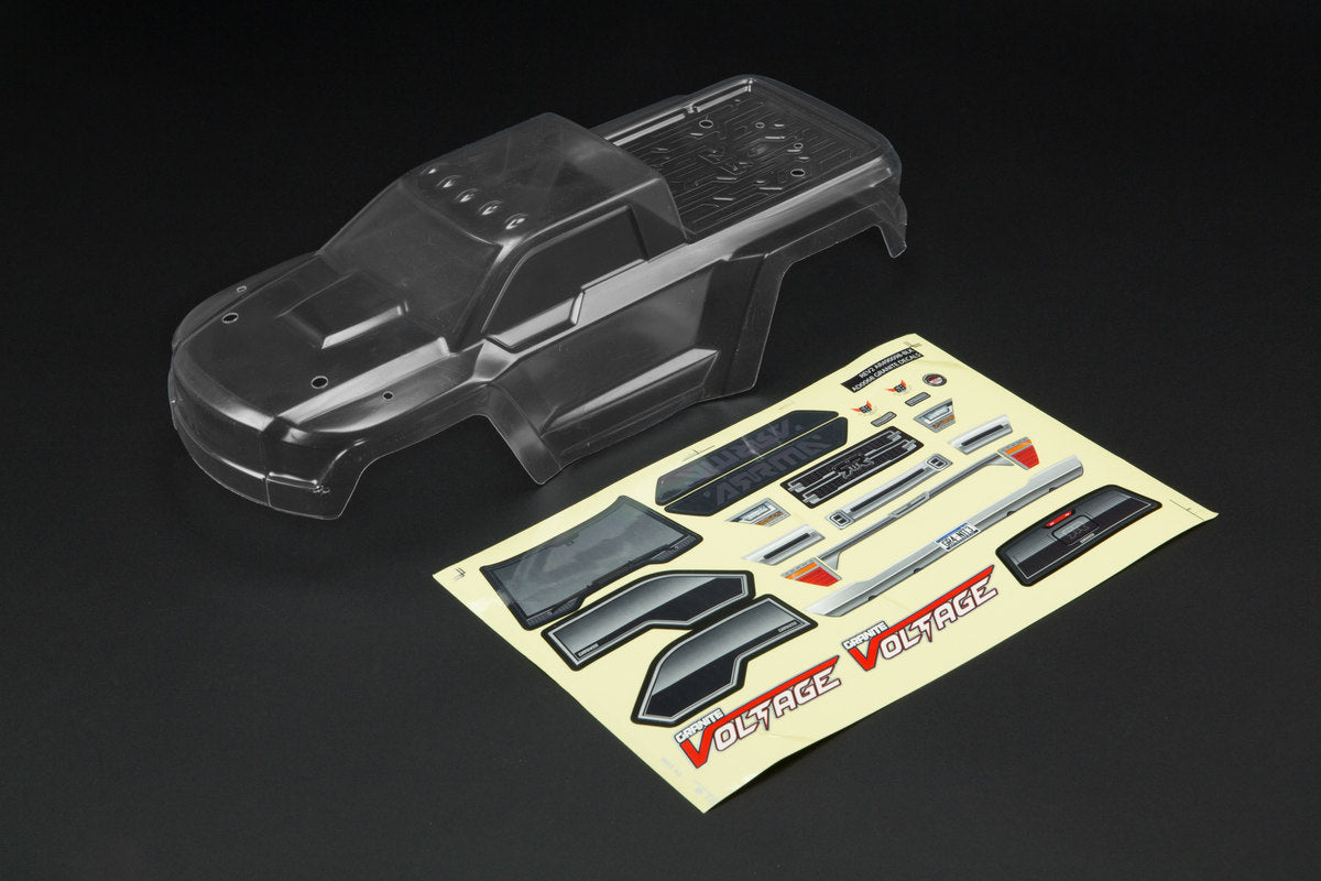 Clear Bodyshell w/Decals GRANITE