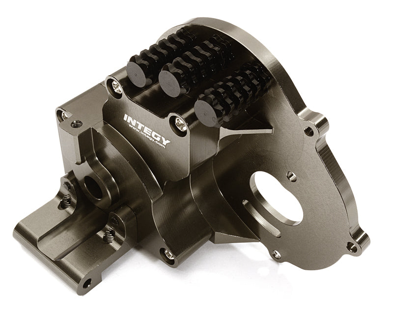 ALLOY GEARBOX HOUSING FOR TRAXXAS 1/10 STAMPEDE 2WD, RUSTLER, BANDIT & BIGFOOT C28196GREY New Item