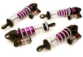 Billet Machined Piggyback Shock Set (4) for Traxxas 1/10 Bandit 2WD C28801PURPLE OVERVIEW