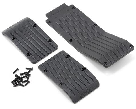 80112 Skid/Wear Plate Blk 3pc T/EMx
