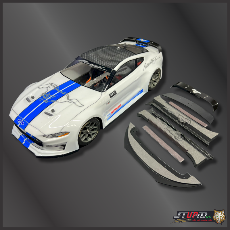 Kit for Protoform Body Mustang 1/8 in Plastic