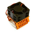 36mm Motor Heatsink+40mm Fan 16k rpm for 1/10 Slash 4X4, Stampede 4X4, 4-Tec 2.0 C28601ORANGE