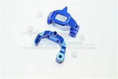 GPM RACING TRAXXAS 4-TEC 2.0 BLUE ALUMINUM FRONT C HUB SET GT019-B