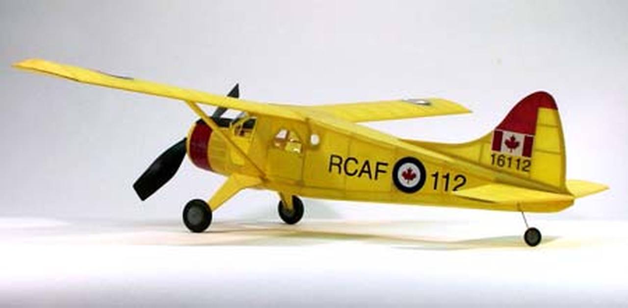 DeHavilland C2 Beaver Wooden Model Airplane Dumas