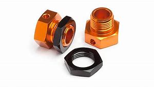 101792 6.7mm Hex Wheel Adapter Trophy Buggy Org/Blk