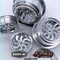 Kahuna Beadlock Drag Wheels w/ Rings and Hardware (4pcs)