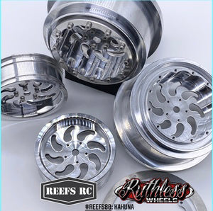 Kahuna Beadlock Drag Wheels w/ Rings and Hardware (4pcs)