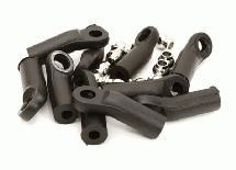 M4 Size Angled 28mm Length Ball Ends Type Tie Rod Ends, w/ 3mm Ball Links