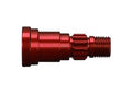 Stub axle, aluminum (red-anodized) (1) (use only with #7750X driveshaft)
