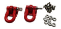 Apex RC Products 1/10 RC Rock Crawler Scale Red Winch Shackles - 2pcs #4051