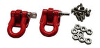 Apex RC Products 1/10 RC Rock Crawler Scale Red Winch Shackles - 2pcs #4051