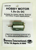 1.5 to 3v DC Small Electric Motor (Round Can) (for more speed)