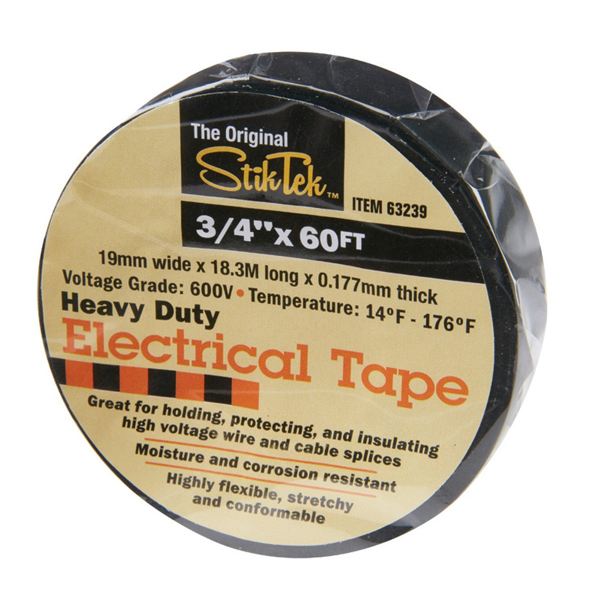 3/4 In X 60 Ft Industrial Grade Electrical Tape