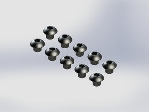 AR721303 Button Head Hex Machine Screw 3x3mm (10)