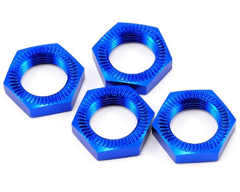 Wheel Nuts, Blue Anodized (4): 5IVE-T, MINI WRC