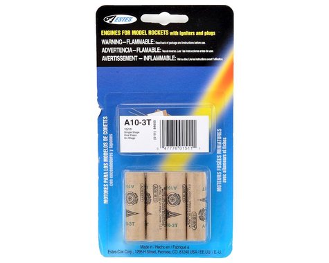 A10-3T Model Rocket Engines (4pk)