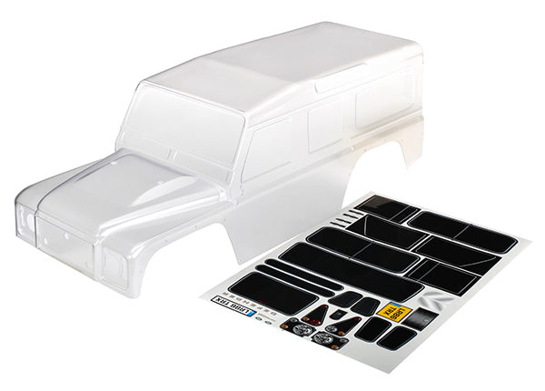 TRA8011 TRX4 DEFENDER BODY CLEAR