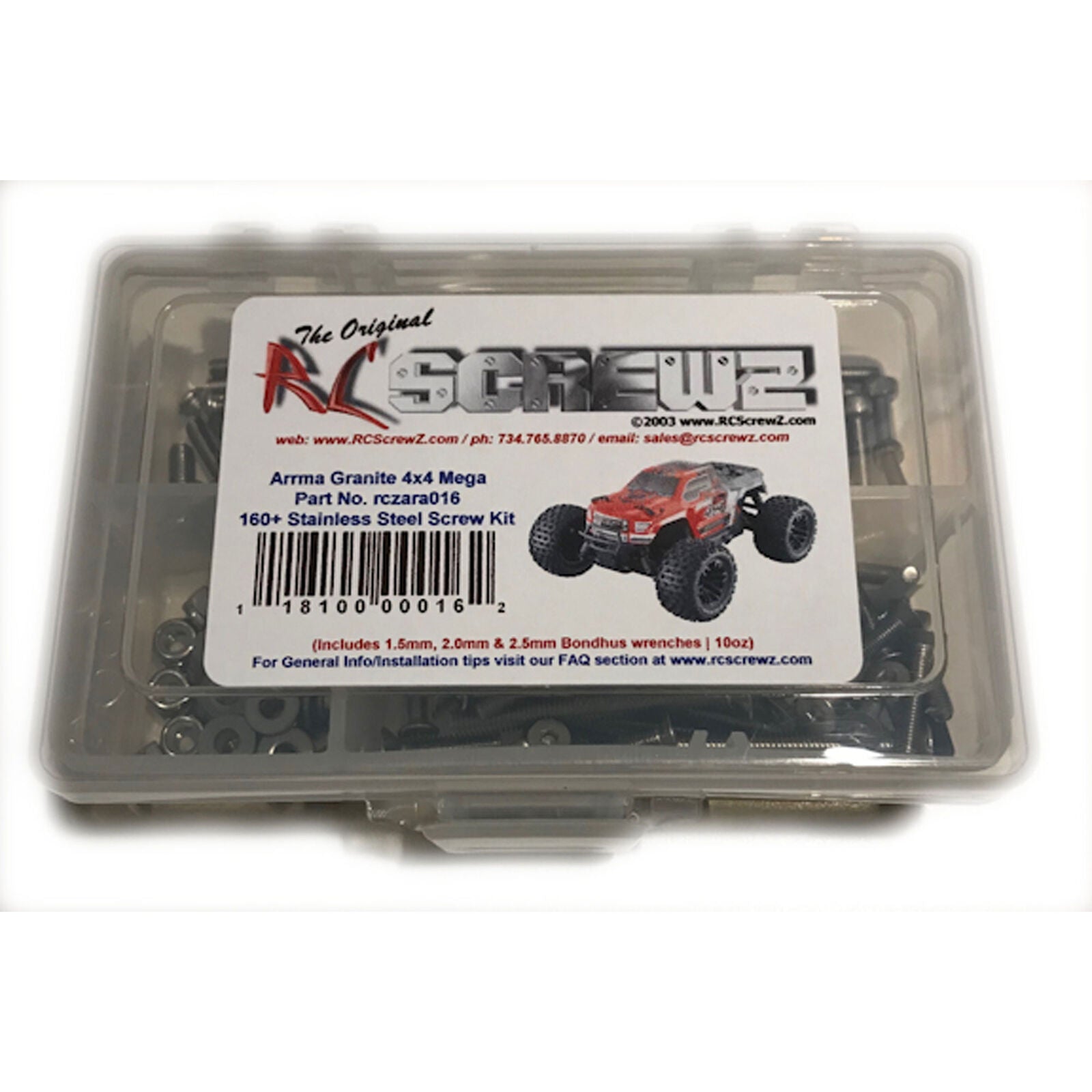 SS Screw Set-ARA Granite 4x4 Mega