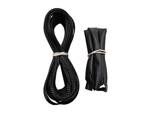 Apex RC Products 6mm Black Braided Servo Wire Wrap Kit - 10ft Roll #4000