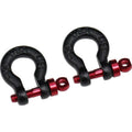 1/10 Scale Black Tow Shackle D-Rings Gen8