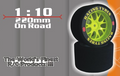 GQ Rear 40mm Shore 37 Yellow Wheel