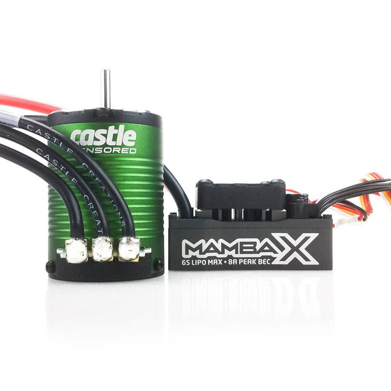 Mamba X,  Sensored, 25.2V WP 1406-5700Kv Combo