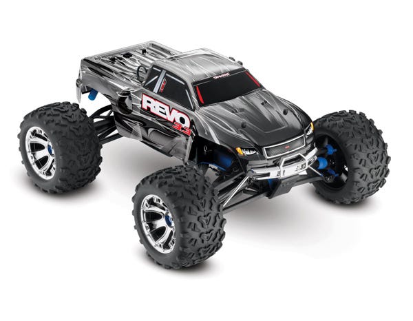 Revo 3.3: 1/10 Scale 4WD Nitro-Powered Monster Truck (with Telemetry Sensors) with TQi 2.4GHz Radio System, Traxxas Link Wireless Module, and Traxxas Stability Management (TSM) (Online price includes ground shipping to the lower 48 states)