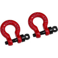 1/10 Scale Red Tow Shackle D-Rings Gen8