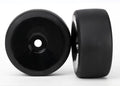 6475 Tires & wheels, assembled, glued (black, dished wheels, slick tires (S1 compound), foam inserts) (front) (2)