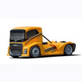 HOBAO HYPER EPX 1/10 SEMI TRUCK ON-ROAD ARR W/ YELLOW PAINT BODY