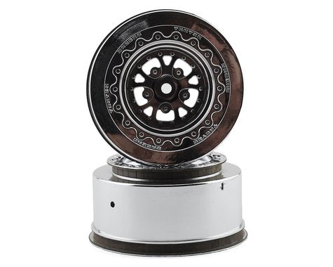 2.2 x 3.0" 12mm hex rear wheel - (chrome)