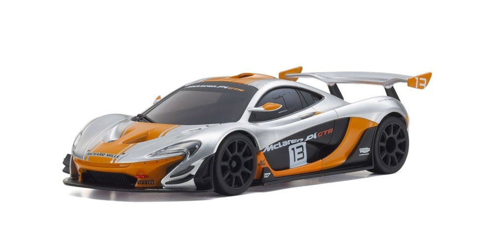MINI-Z RWD McLaren P1™ GTR Silver/Orange Readyset RTR 32324SO