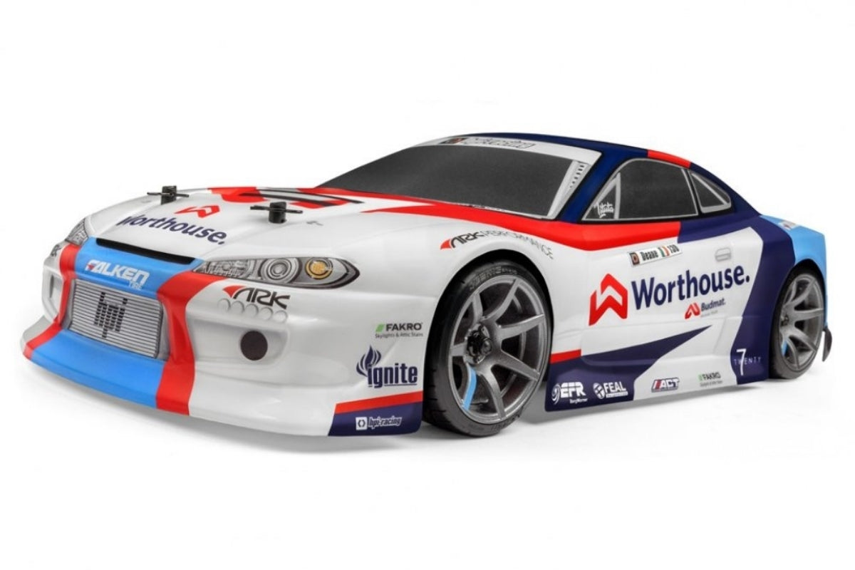 HPI120097  RS4 Sport 3 Drift Team Worthouse James Deane Nissan Silvia S15 RTR - Ready To Run