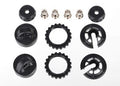 7468 Caps and spring retainers, GTR long/xx-long shock (upper cap (2)/ hollow balls (4)/ bottom cap (2)/ upper retainer (2)/ lower retainer (2))