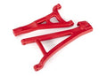 Suspension arms, red, front (left), heavy duty (upper (1)/ lower (1))