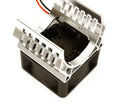 36mm Motor Heatsink+40x40mm Cooling Fan 17k rpm for Most 1/10 On-Road & Off-Road C28598SILVER