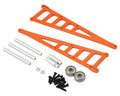 Orange CNC Machined Aluminum Adjustable Wheelie Bar Kit for Slash 2WD LCG, Rustler, Bandit