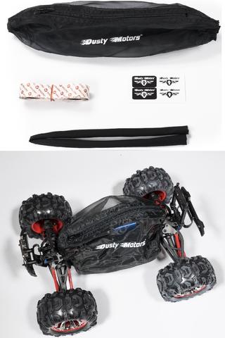 Dusty Motors Traxxas 1/16 Slash / Summit / E-Revo Black Protection Cover Shroud