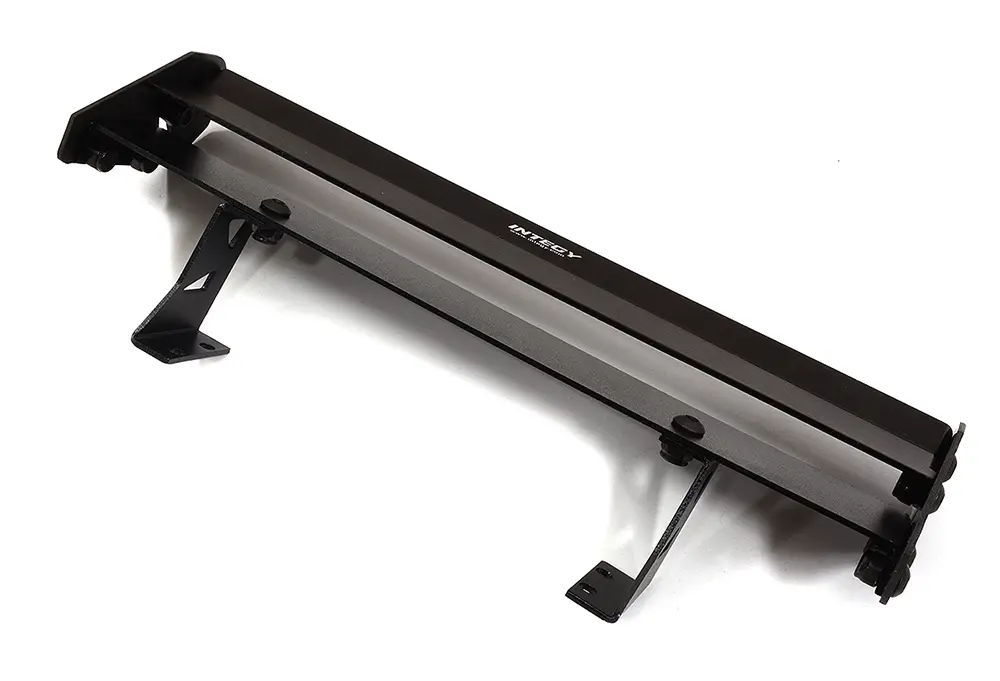 Black Realistic 1/10 Size Alloy & Carbon Fiber Rear Wing 165mm Width C32899BLACK