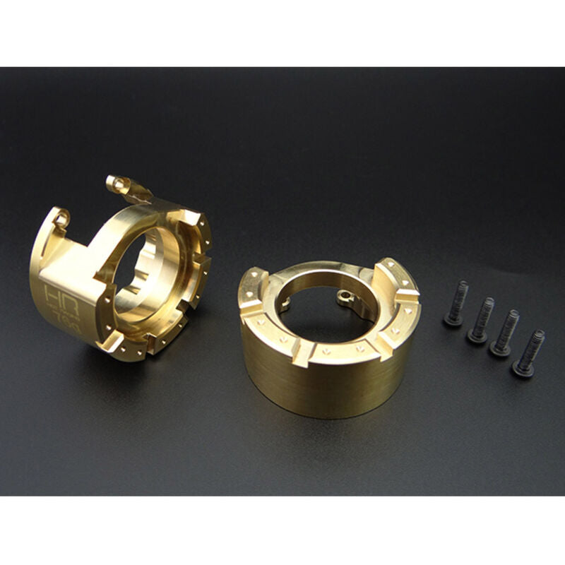 Hot Racing Brass Heavy Metal Knuckle Weight: TRX 4, HRATRXF21HKW